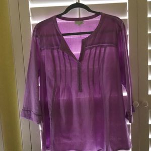 J. Jill purple shirt size M